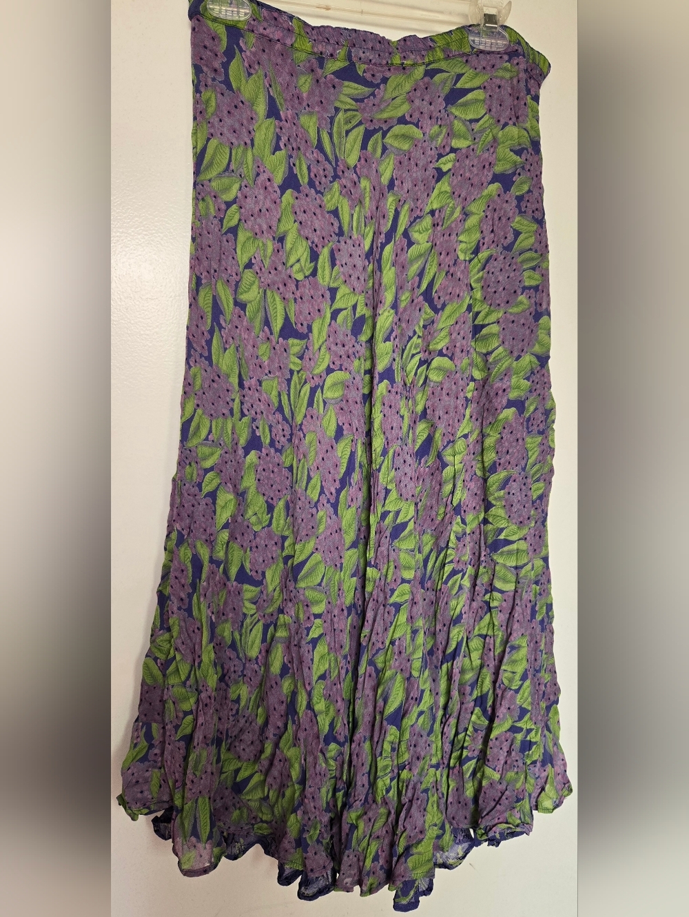 Reversible Skirt Floral Abstract Print